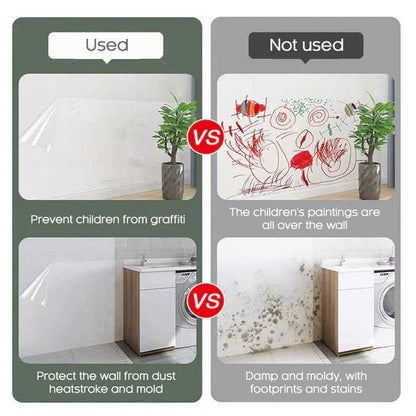 Self- Adhesive Transparent Electrostatic Wall Protection Film Buy 1 Get 1 Free - ByondBasket