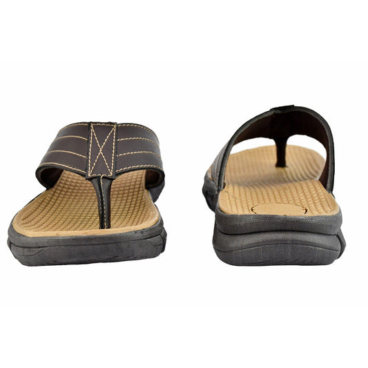 AM PM Genuine Leather Men's Daily Wear Slippers