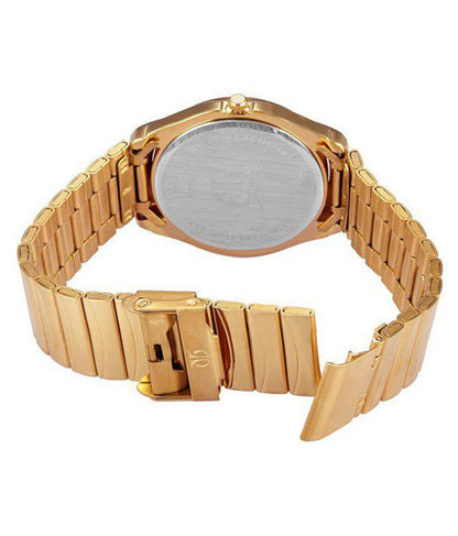 STYLISH TITAN ANALOG WATCH WITH DAY & DATE - GOLDEN - ByondBasket