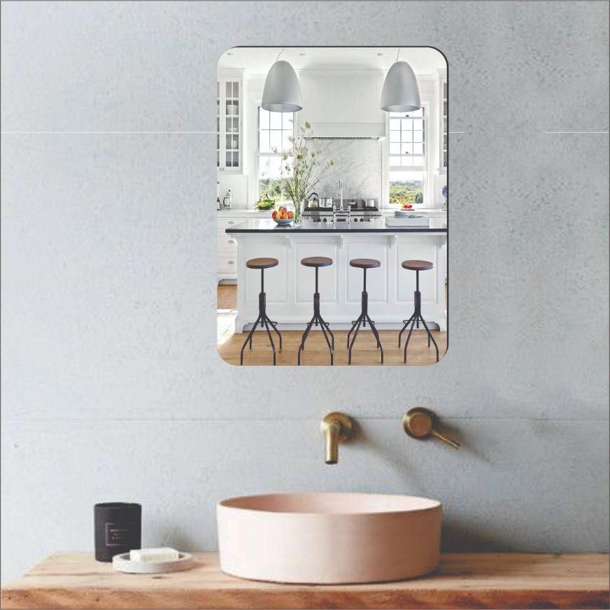 Combo of Oval Shape & Square Shape Mirror (Pack of 2) - ByondBasket