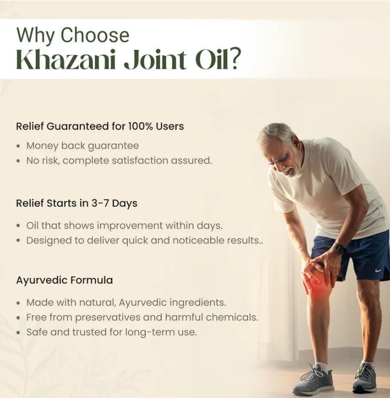 Khazani Joint Pain Relief Oil Pack of 2 (50 ml Each) - ByondBasket