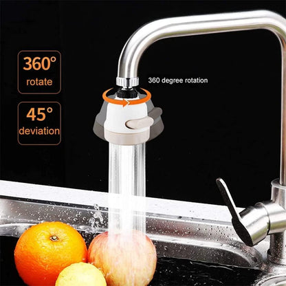 Sulfur ABS 360 Degree Rotation/Movable Bubbler Saving Water Faucet/tap - ByondBasket