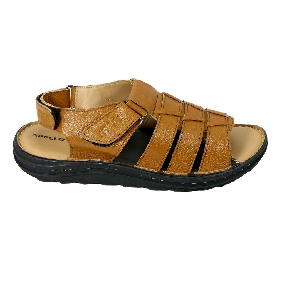 AM PM Men's Daily wear Leather Sandals