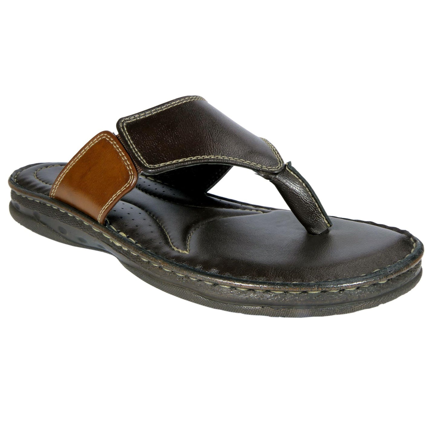 AM PM Genuine Leather Men's Daily Wear Slippers