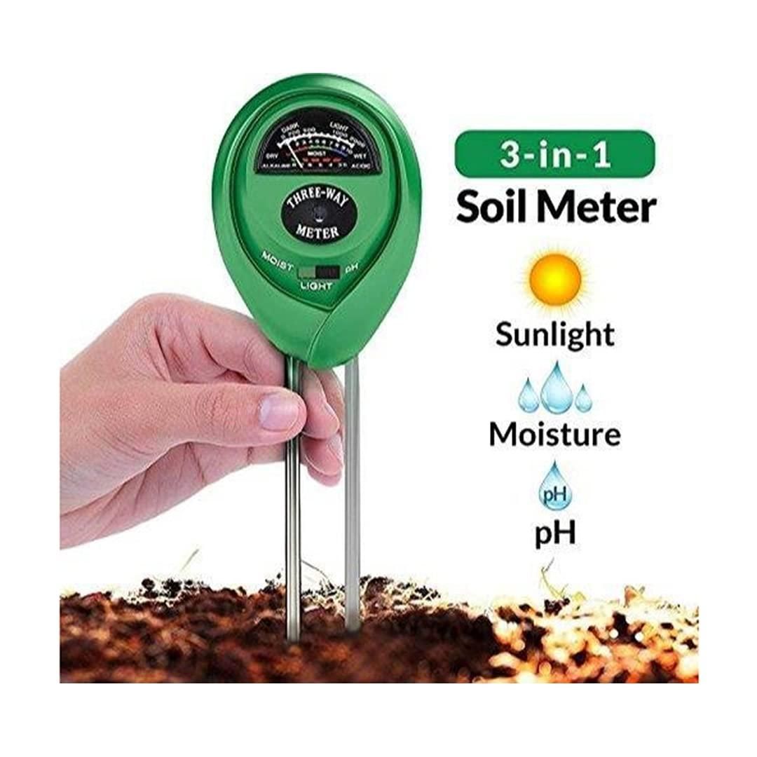 Sulfar Soil Tester 3-in-1 Plant Moisture Sensor - ByondBasket