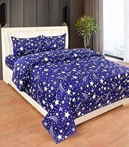 1 Double Bedsheet with 2 Pillow Covers - ByondBasket