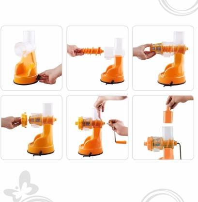 Hand Juicer for Fruits and Vegetables with Steel Handle