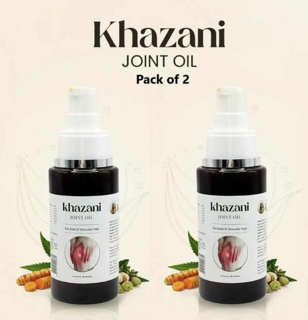 Khazani Joint Pain Relief Oil Pack of 2 (50 ml Each) - ByondBasket