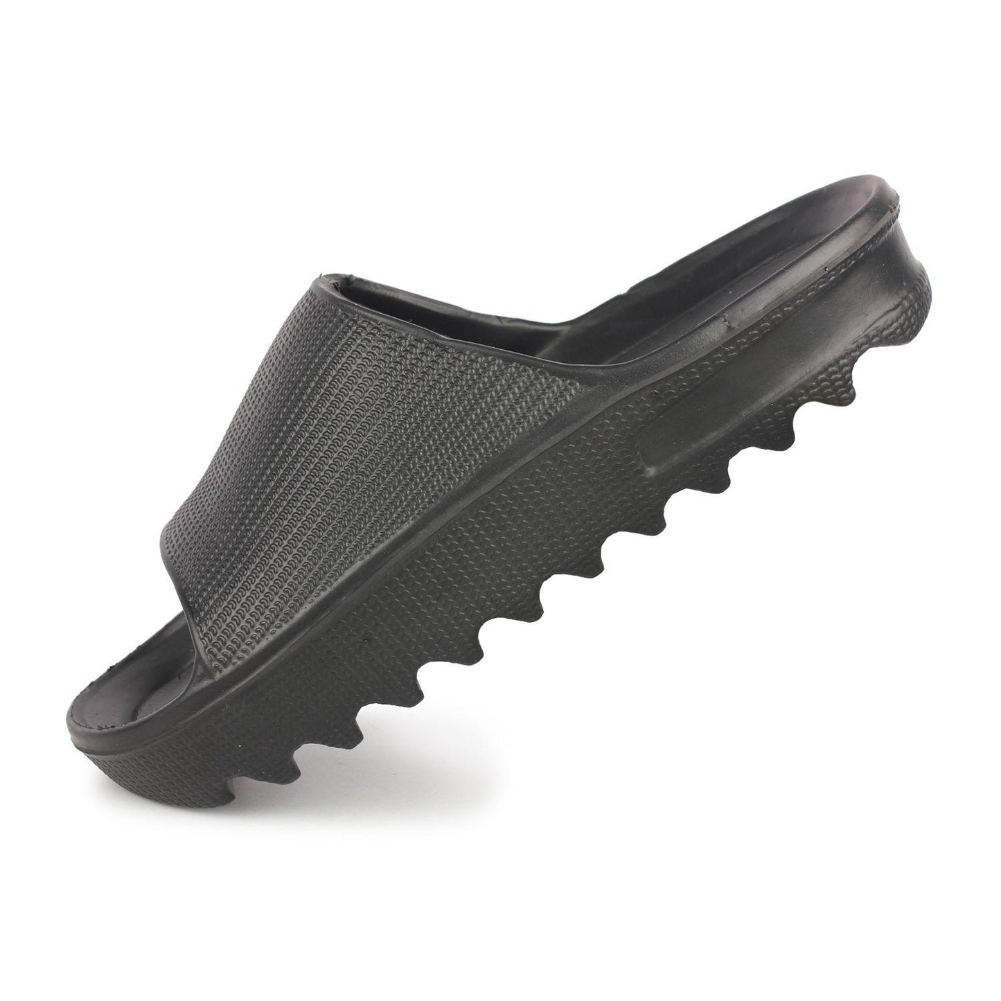 Monex Stylist Black Slider For Men