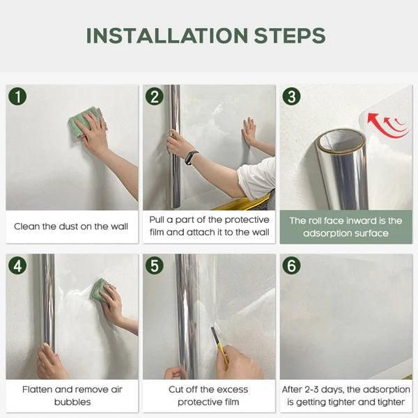 Self- Adhesive Transparent Electrostatic Wall Protection Film Buy 1 Get 1 Free - ByondBasket