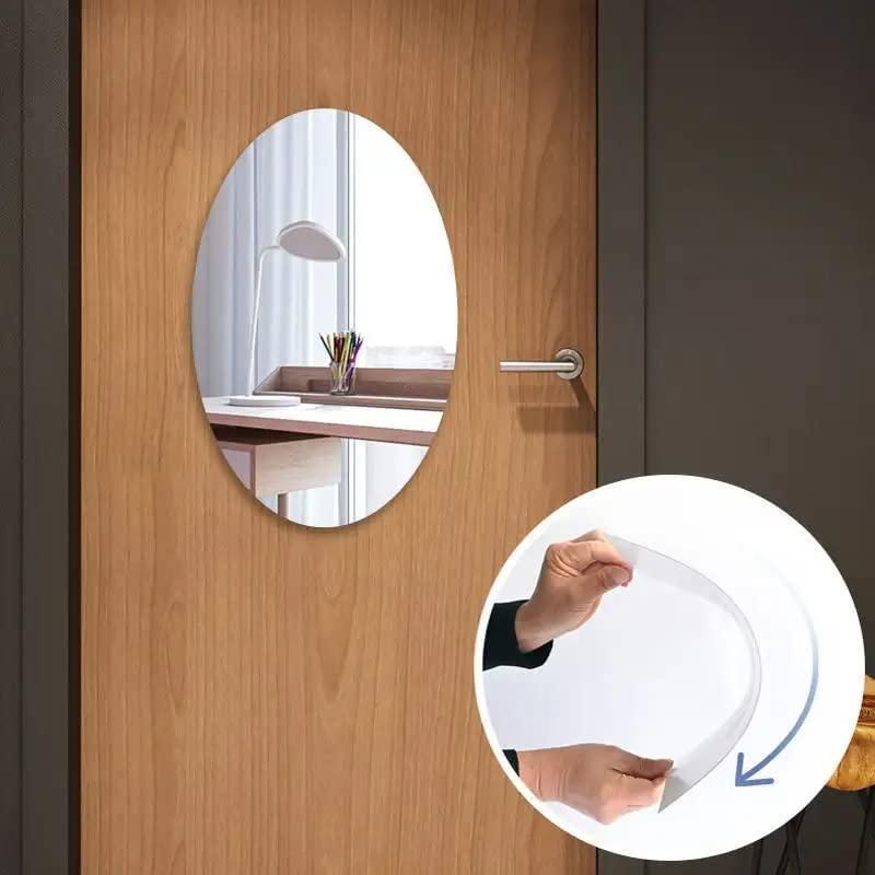 Combo of Oval Shape & Square Shape Mirror (Pack of 2) - ByondBasket