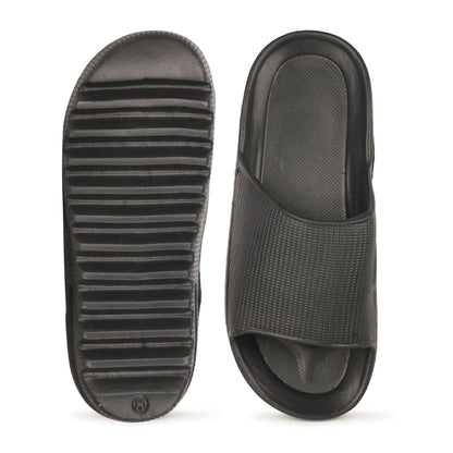 Monex Stylist Black Slider For Men