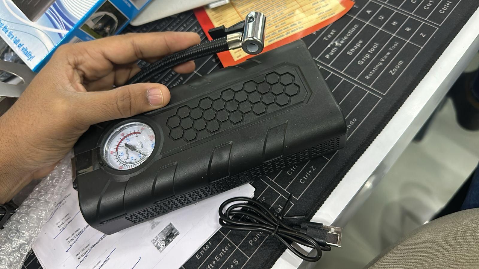 Portable Air Compressor Tire Inflator - ByondBasket