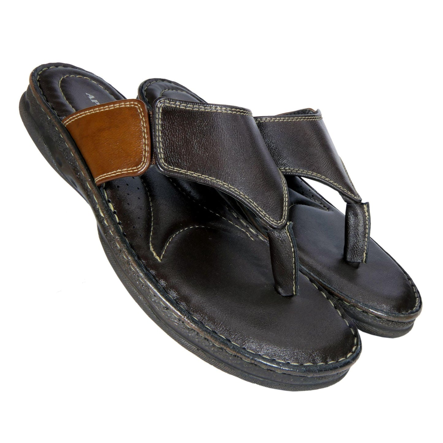 AM PM Genuine Leather Men's Daily Wear Slippers