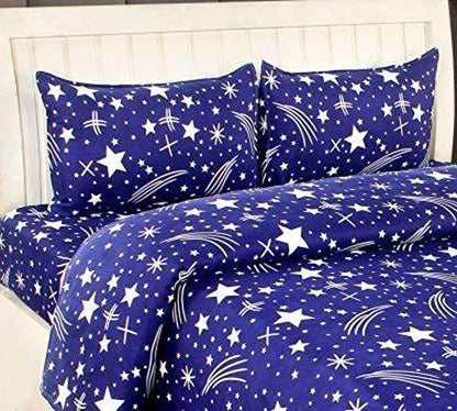 1 Double Bedsheet with 2 Pillow Covers - ByondBasket