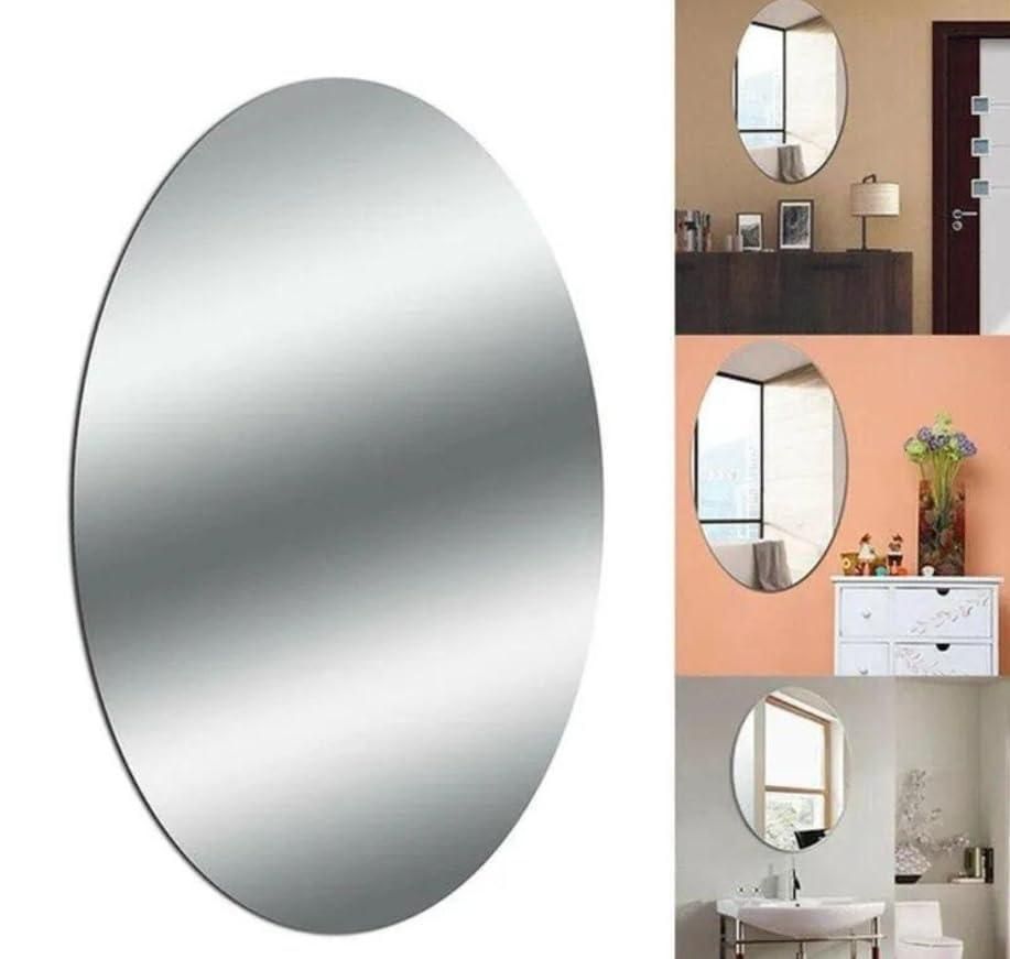 Combo of Oval Shape & Square Shape Mirror (Pack of 2) - ByondBasket