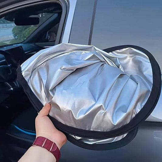 Folding Car Window Sunshade Cover - ByondBasket